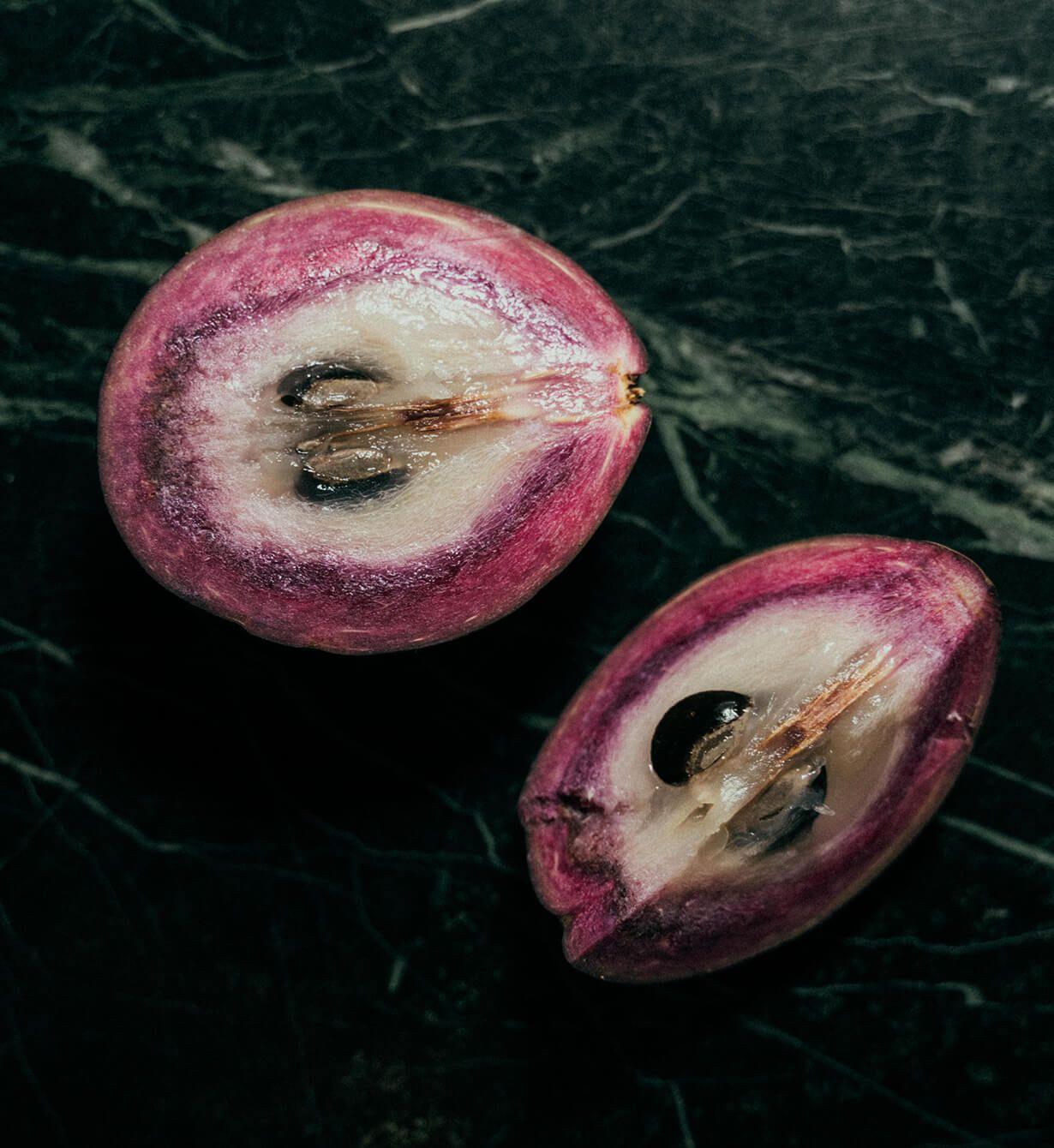 Em — díptico de fruta
